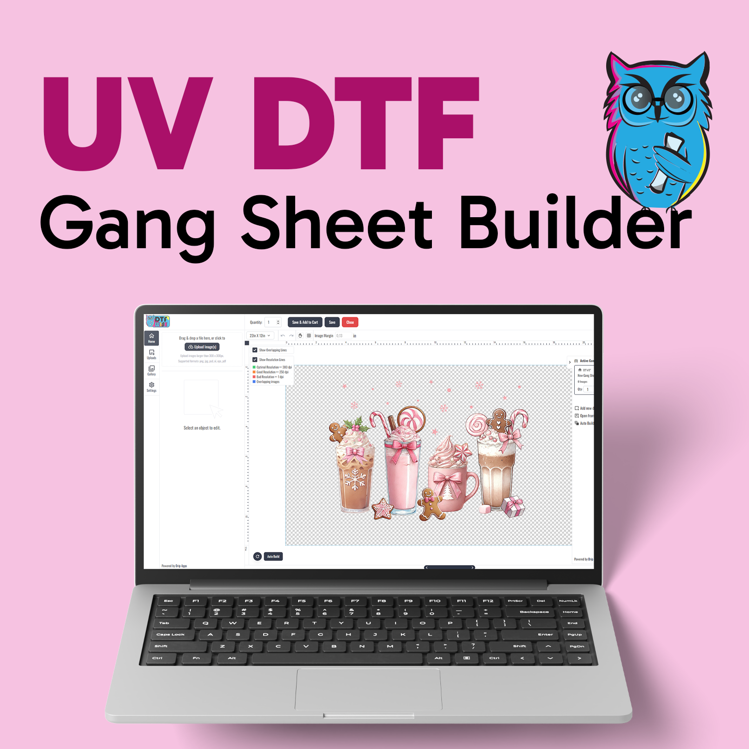 UV DTF Gang Sheet Builder